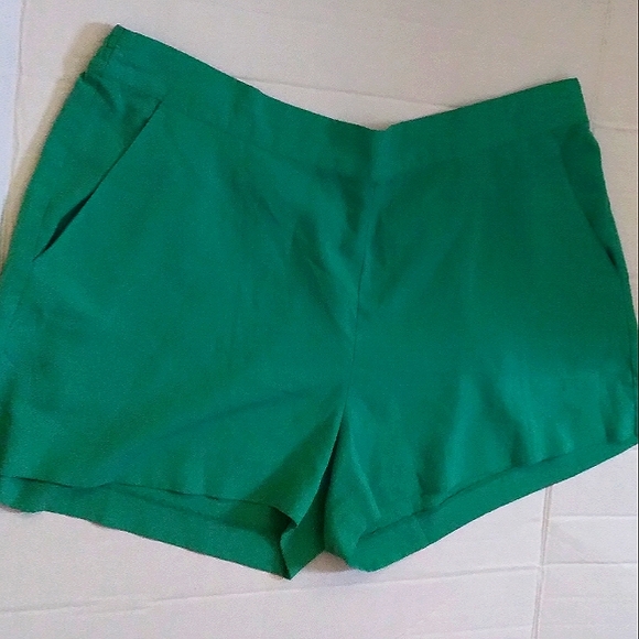 NWOT BP. Women's Plus Size Light Green Lightweight Slip On Shorts XL - Picture 6 of 13